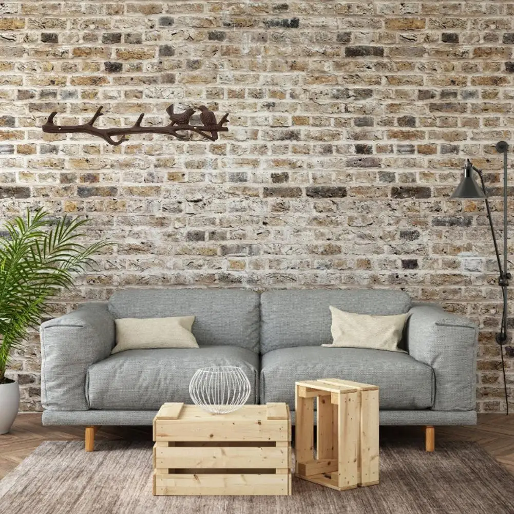 Декоративные крючки чугунные птички на ветке вешалка с 6 крючками декоративные