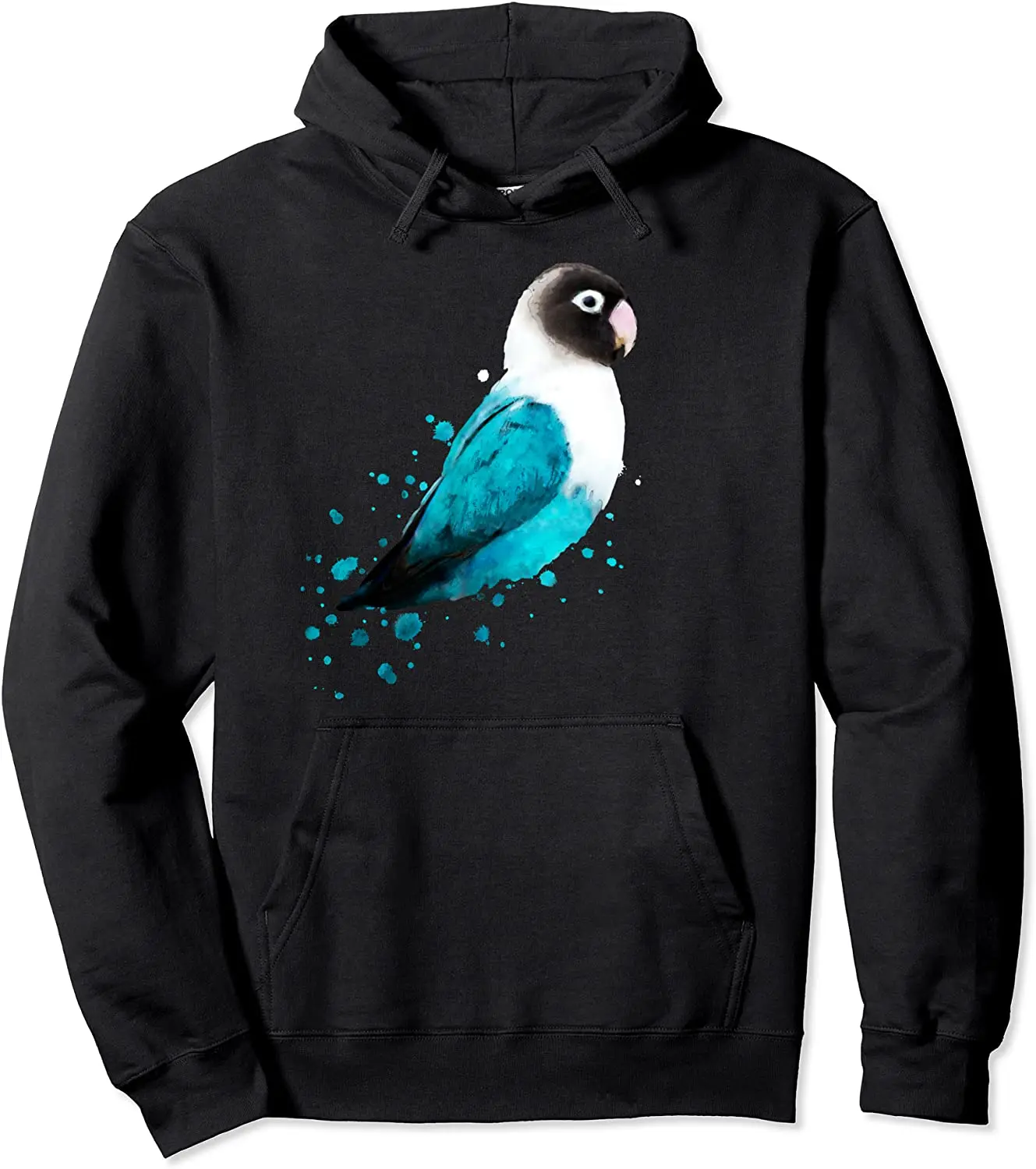 

Black-masked Lovebird Parrot Bird Pullover Hoodie