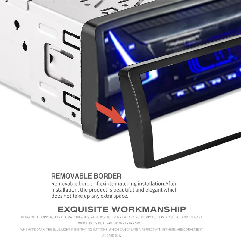 Магнитола Автомобильная с дистанционным управлением стерео система Bluetooth mp3