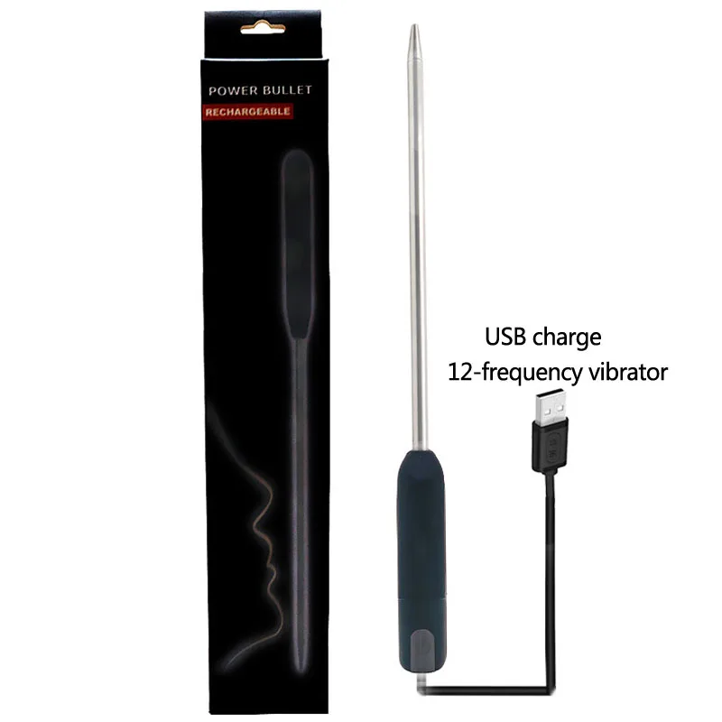 USB зарядка уретральный вибратор вилка для пениса нержавеющая сталь уретры