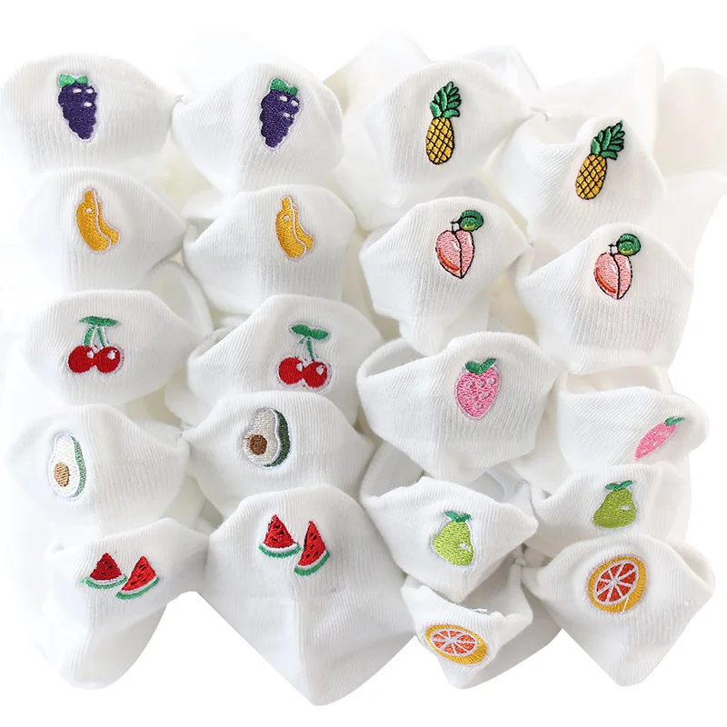 Носки-невидимки женские хлопковые разноцветные летние удобные | Женская одежда