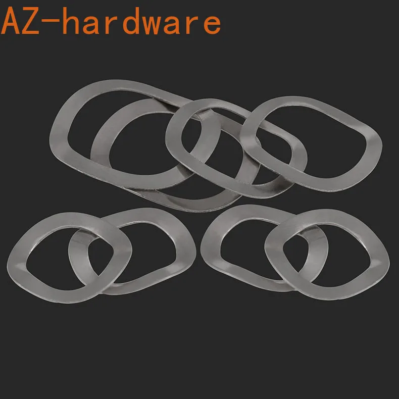 

304 stainless steel three crest washer wave washer wave spring washer elastic washer m3-m41 30PCS