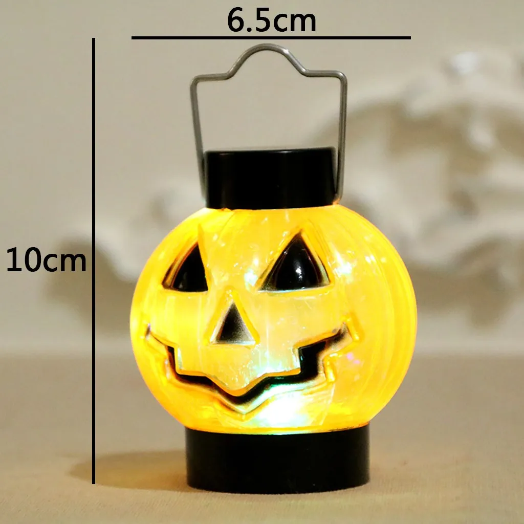Светодиодный светильник в виде тыквы для Хэллоуина Ночной настольная лампа