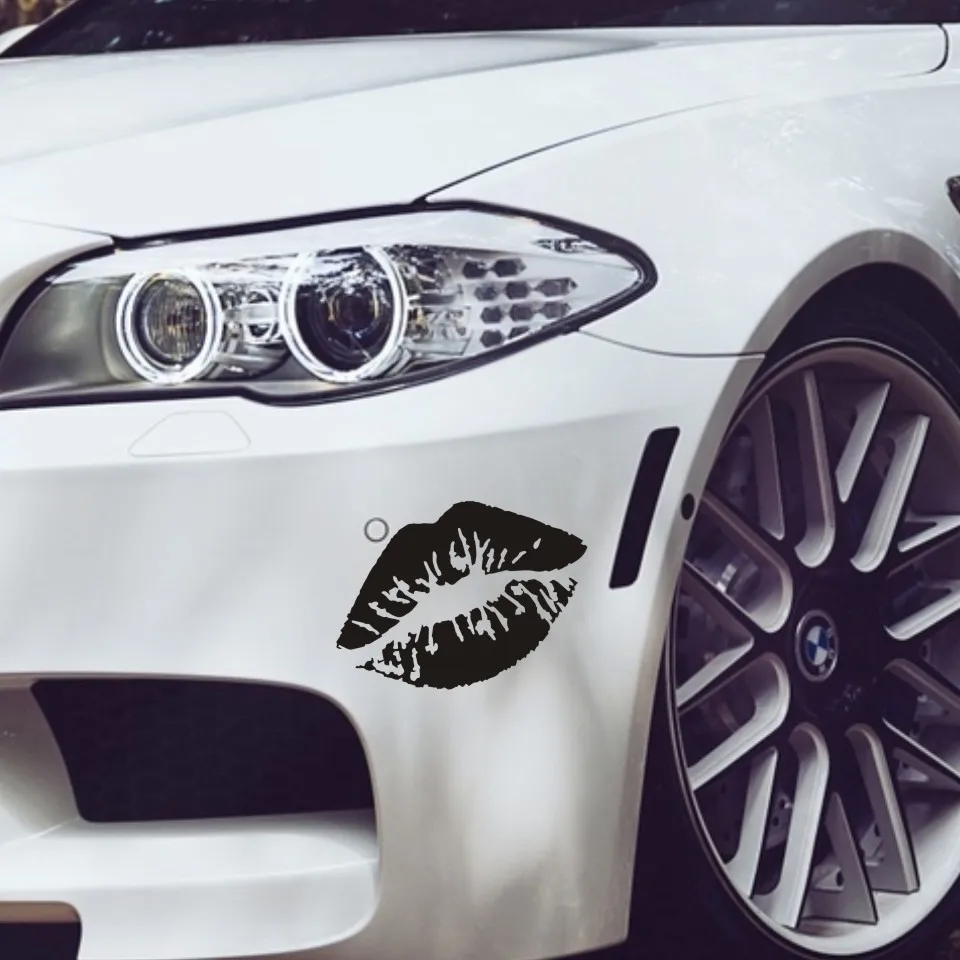 7*10 см сексуальные губы Автомобильная Наклейка 3D Автомобильные бамперы наклейки