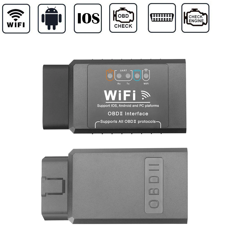 Диагностический сканер ELM327 OBD2 для автомобильного двигателя Wi-Fi AMG Mercedes Brabus BMW Volvo