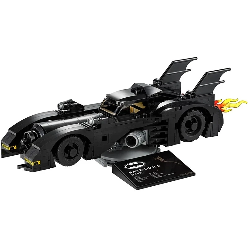 

378PCS DECOOL 1989 The Batmobile Car Model Super Hero Building Block Bat Movie Vehicle Figures Bricks Children Kids Toys Gifts