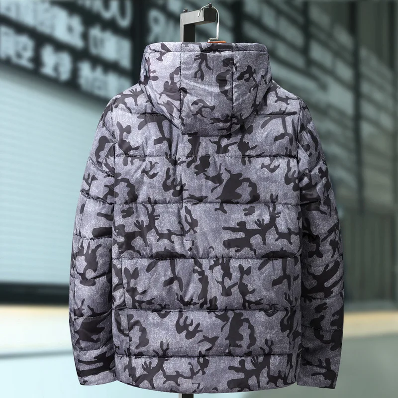 Зимняя мужская куртка Pikes большого размера с капюшоном из плотного флиса 7XL 8XL