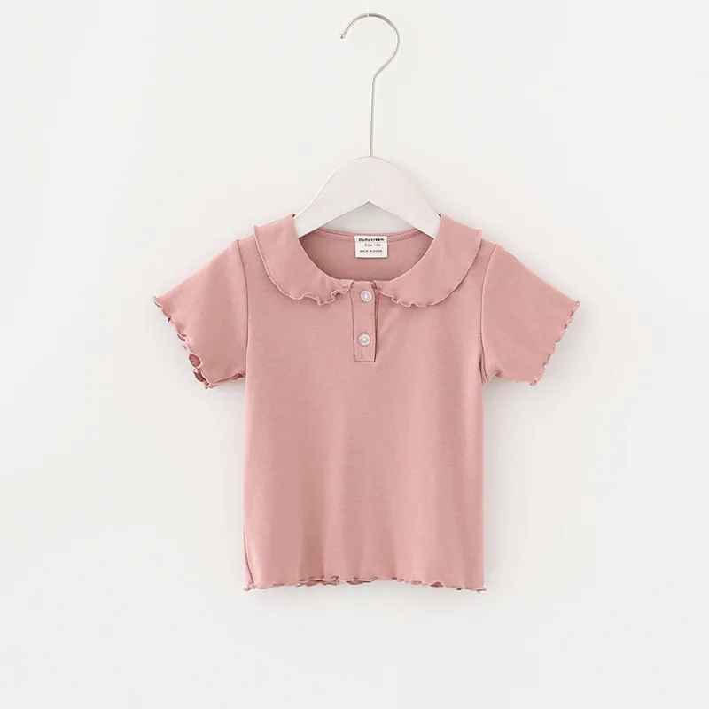 

Princess Print Girls Tshirt Kawaii Fashion Girl Top Cartoon Casual Girl T Shirts Children Peter pant Cpllar Short Sleeve