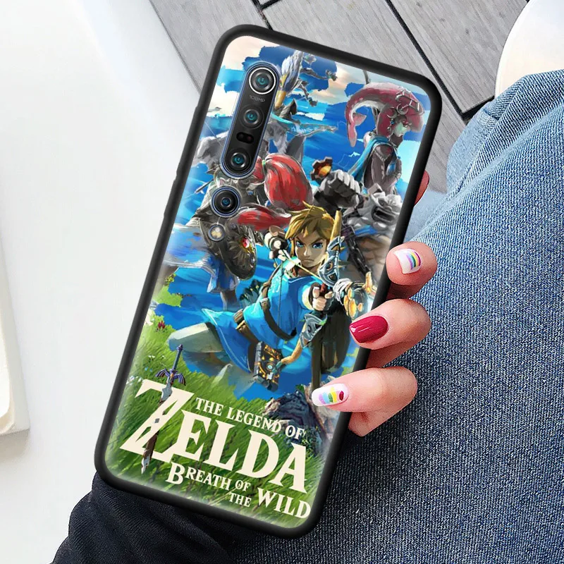 

Anime Case For Xiaomi Mi 11 Note 10 Lite 5G 9T Pro 10T CC9 Silicone Sac Phone Tampa Poco X3 NFC M3 F1 Coque Legend Of Zelda Capa