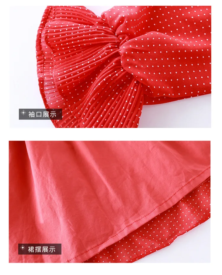 

Girls Dresses Sundress Fashion Princess Teen Spring Korean Kids Dresses for Girls Red Children 4 5 6 7 8 9 10 11 12 13 14 Year