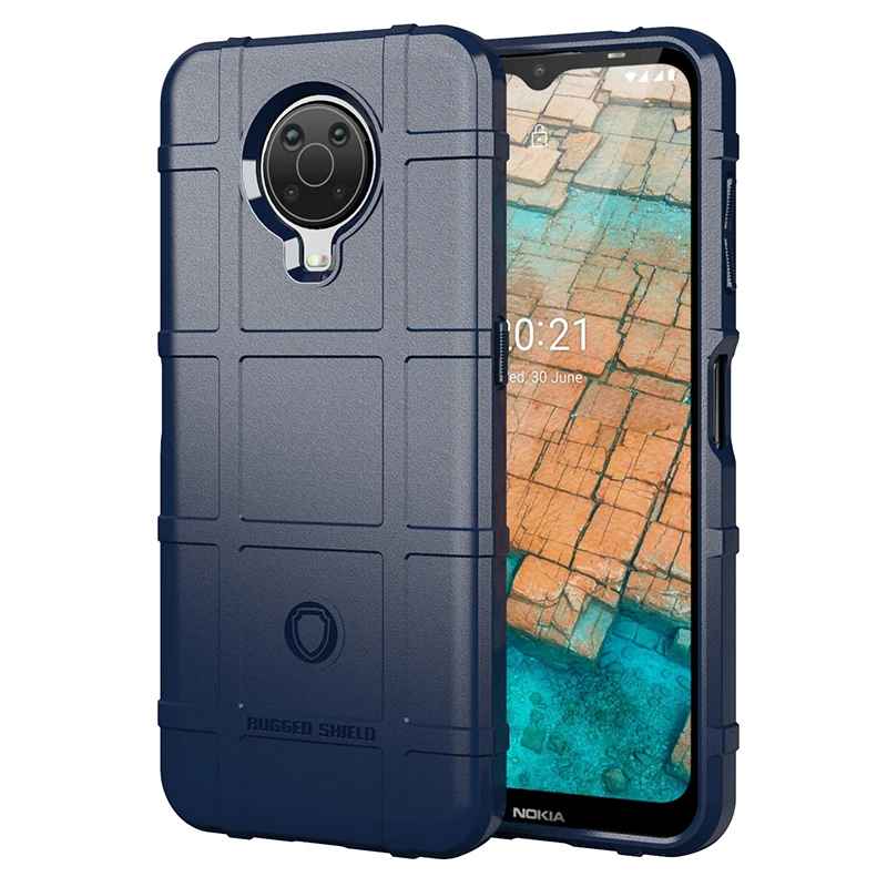 Чехол для Nokia G10 Heavy Duty Armor Rugged Shield противоударный мягкий чехол из ТПУ G20 | Мобильные