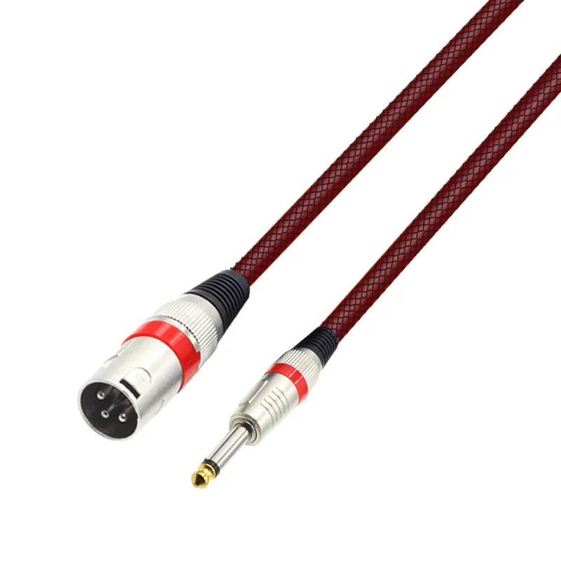 6.35mm to Canon 3Pin Male Female Microphone Amplifier Audio Mixer Colorful Extension Cable Cord DMX512 Sign 3M | Электроника
