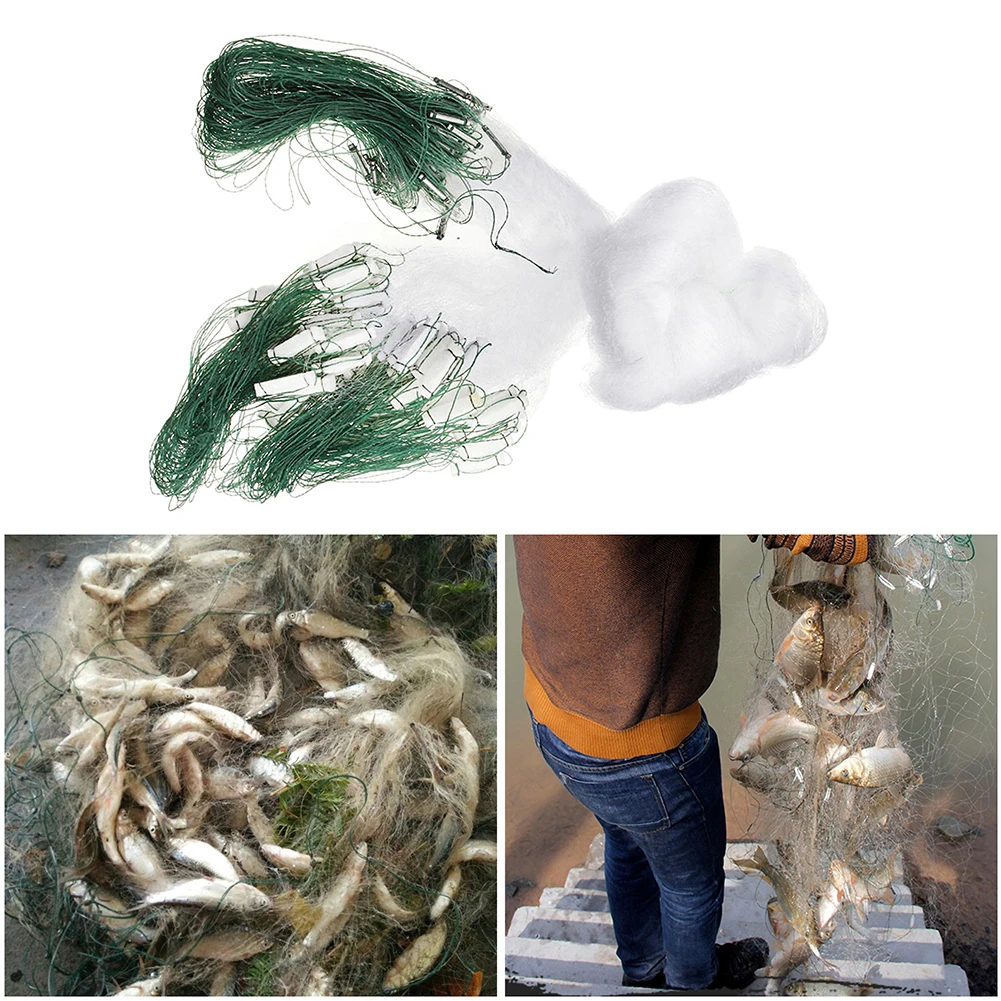 Натяжной канат длиной 25 м 3 слоя Леска рыболовная сеть рыб с поплавком 5 типов