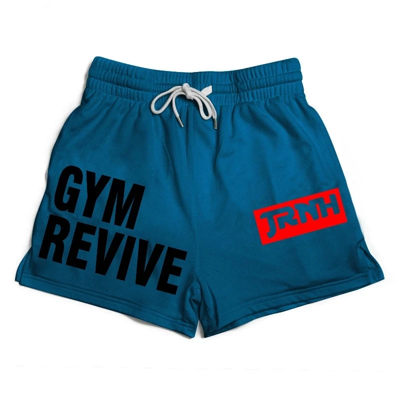 

New GYM Shorts Men 2021 Summer Sport Running Shorts Mesh Quick Dry Training Workout Shorts Men Bodybuilding Short pants