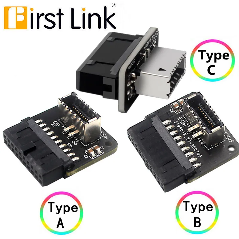 Адаптер для передней панели USB 3 0 20Pin/19P с разъемом типа E | Компьютеры и офис