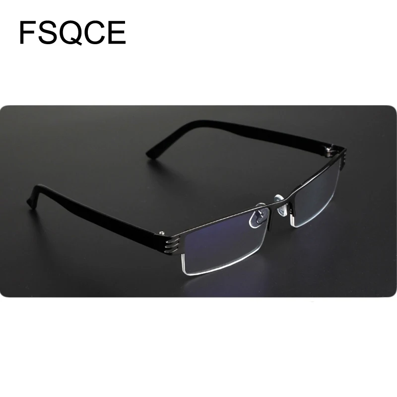 Очки для чтения 2 0 мужские и женские из титанового сплава синяя пленка полимерные