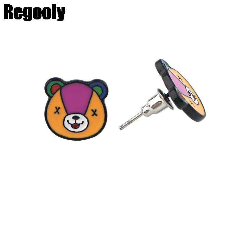 

12pairs Animal Crossing New Fashion Cartoon Acrylic Decorations Kids Gifts Accessories Earrings Jewelry