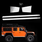4 шт., противоскользящая пластина с задней и боковой панелью для 110 Rc Crawler Defender Traxxas, двухсторонняя противоскользящая доска для предотвращения царапин, для автомобиля