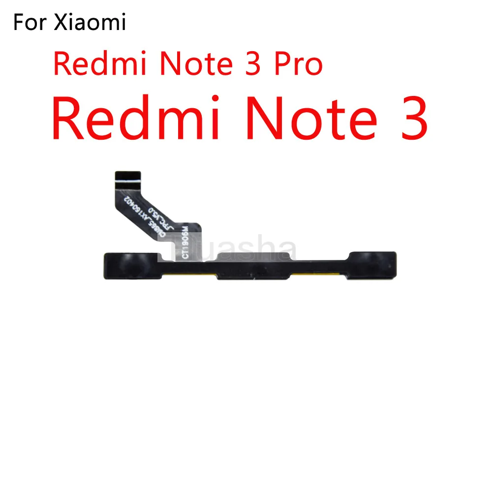 10 шт./лот для Xiaomi Redmi 3 3S 4A 5A Note 2 4 5 Plus Pro 4X кнопка включения и выключения питания