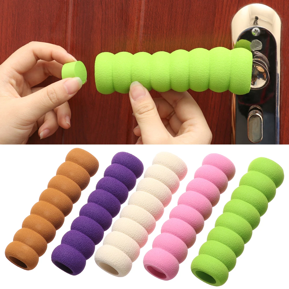 2 шт./компл. спираль дверные ручки нанесите монтажную пену эластичный чехол