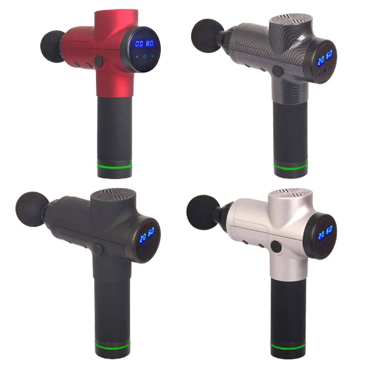 

4000r/min Electric Therapy Massage Gun Deep Muscle Massager Muscle Body Neck Exercising Relaxation Slimming Shaping Pain Relief