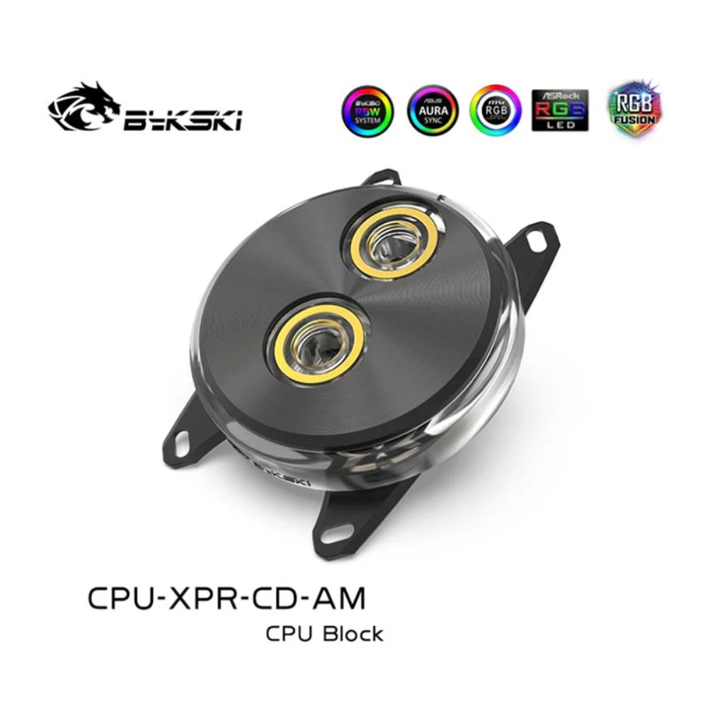 Bykski CPU Water Block Copper CD Shape Mental Cover For Ryzen7/5/3 AM4/3+/3/2+/2 FM2+/FM2/FM1 Cooler RGB MOD CPU-XPR-CD-AM | Компьютеры и