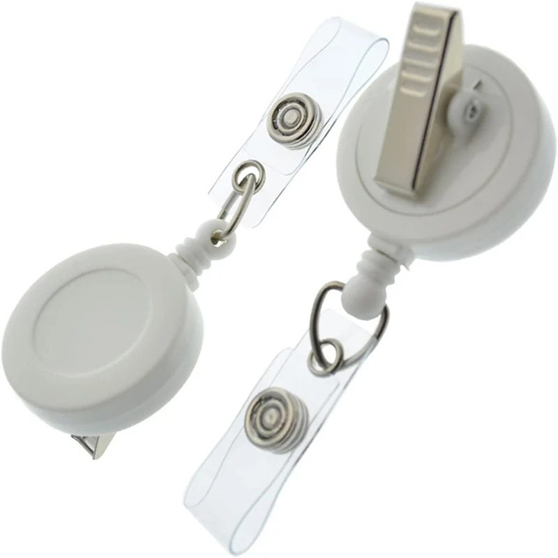 10 шт. выдвижной держатель значка ID бейдж катушка клип на держателей карт с