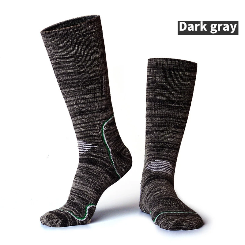 

Men Hiking Socks Thick Cotton Thermal Sports Skiing Socks Man Outdoor Walking Climbing Snowboarding Ski Winter Socks EU 39-46