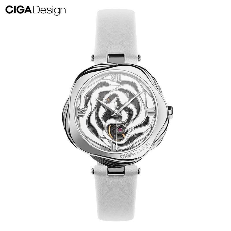 

CIGA DESIGN Watch Denmark Rose Women Automatic Mechanical Or Quartz Wristwatch Stainless Steel Case Japan Movement Timepiece
