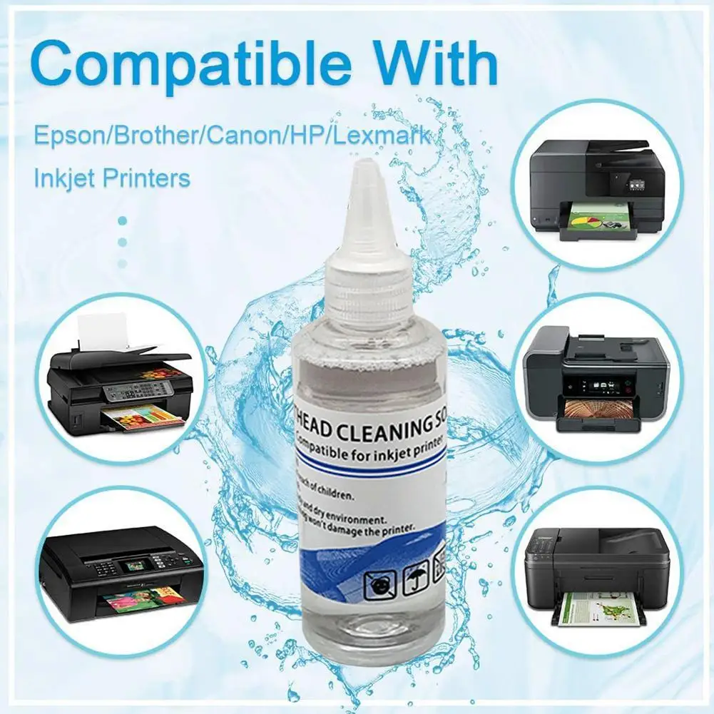 Printerhead Cleaning Fluid Wash Liquid Cartridge Dye Ink for Epson Canon Brother hp Printer Head | Компьютеры и офис