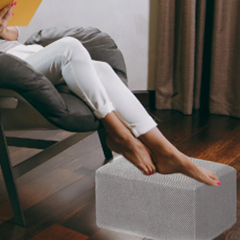 Эластичный прямоугольный чехол для табурета защитное покрытие из спандекса ног