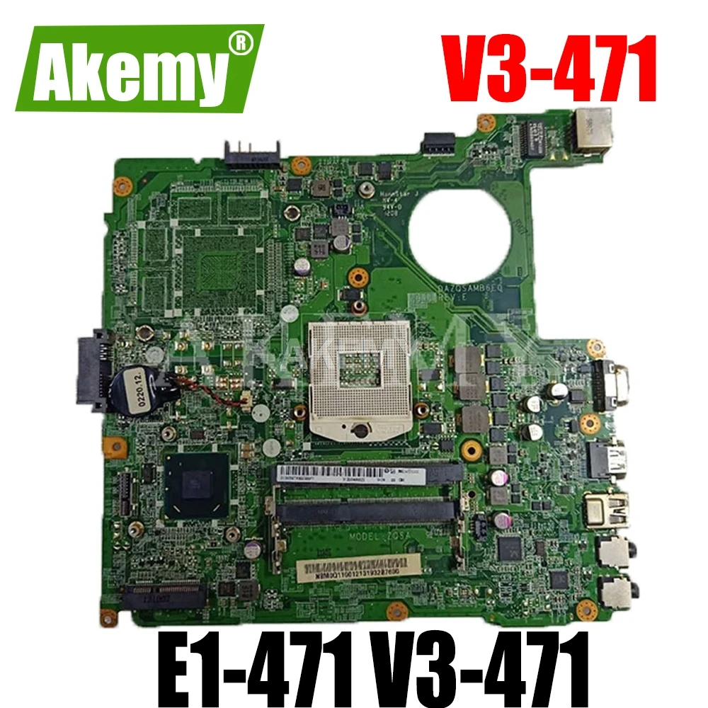 

V3-471 DAZQSAMB6E1 материнская плата для Acer Aspire E1-431 E1-471 материнская плата для ноутбука HM77 оригинальная тестовая материнская плата