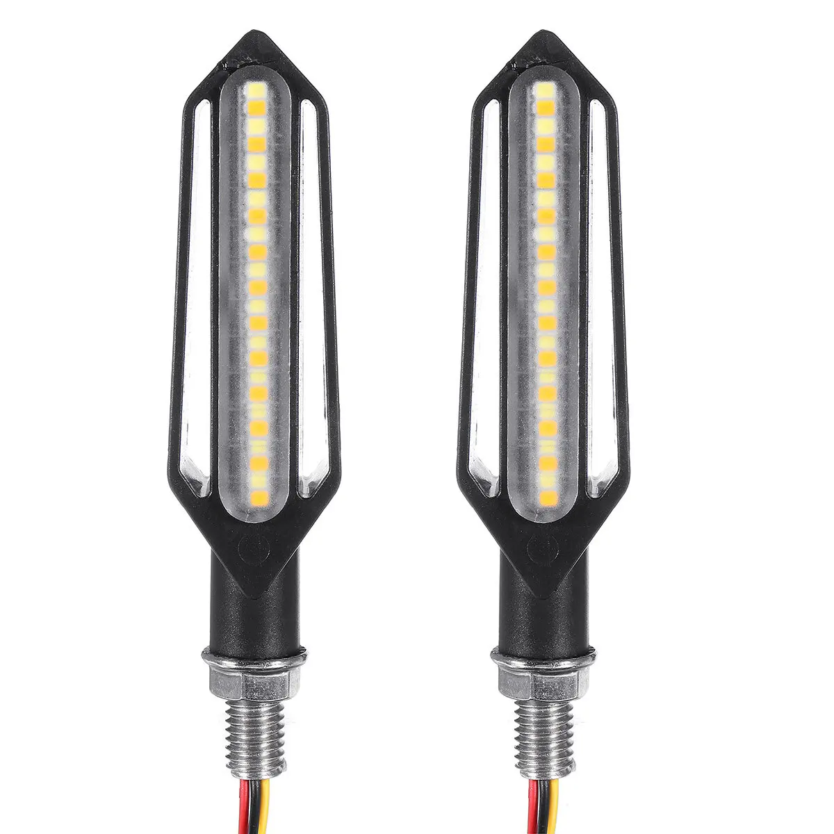 4x Sequential Flowing 24 LED Turn Signal Indicator + White DRL Red brake Lights | Автомобили и мотоциклы