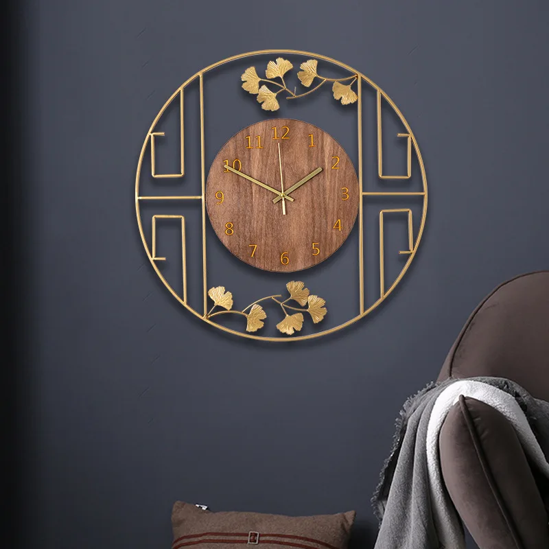 

Large Vintage Nordic Wall Clock Creative Silent Art Wall Clock Home Clocks Wall Home Decor Horloge Murale Home Decor BK50BG