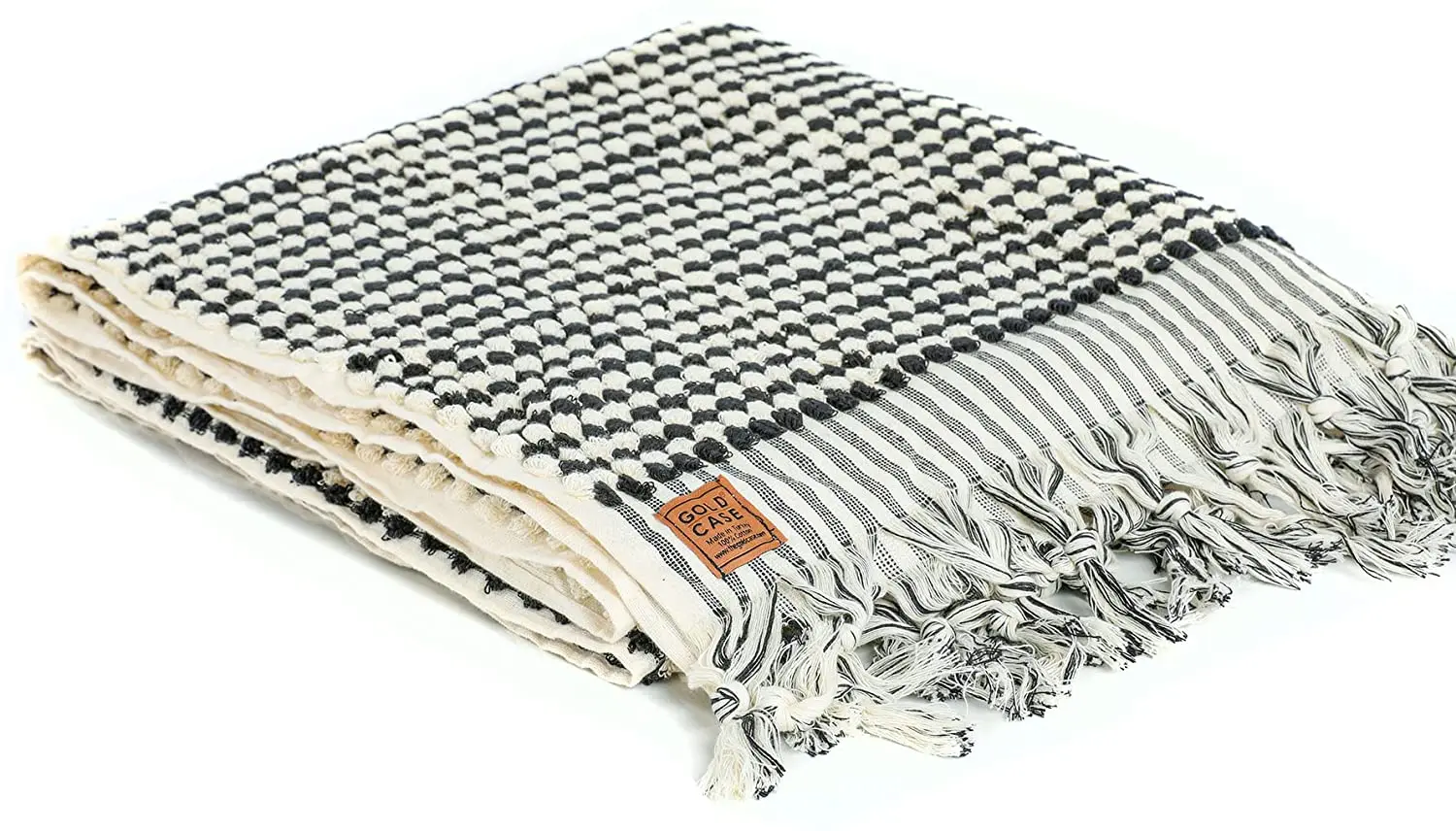 

PonPon Towel Series by GOLD CASE - Authentic Jumbo Size Super Soft Bath Towel - Vintage Towel - 100% Natural Cotton - 600 GSM, B