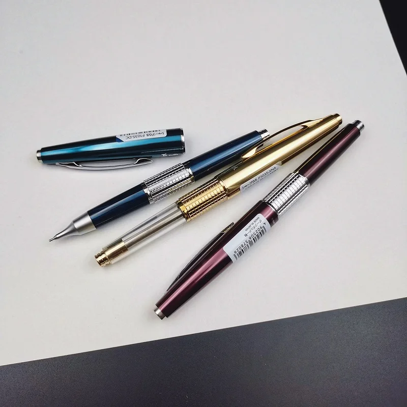 Najtaniej Japonia Pentel P1035 Limited Przezroczyste Złoto I Wino Czerwony I Niebieski Zielony KERRY Metal Cap Typ Ołówek Mechaniczny 1 Sztuk/partia