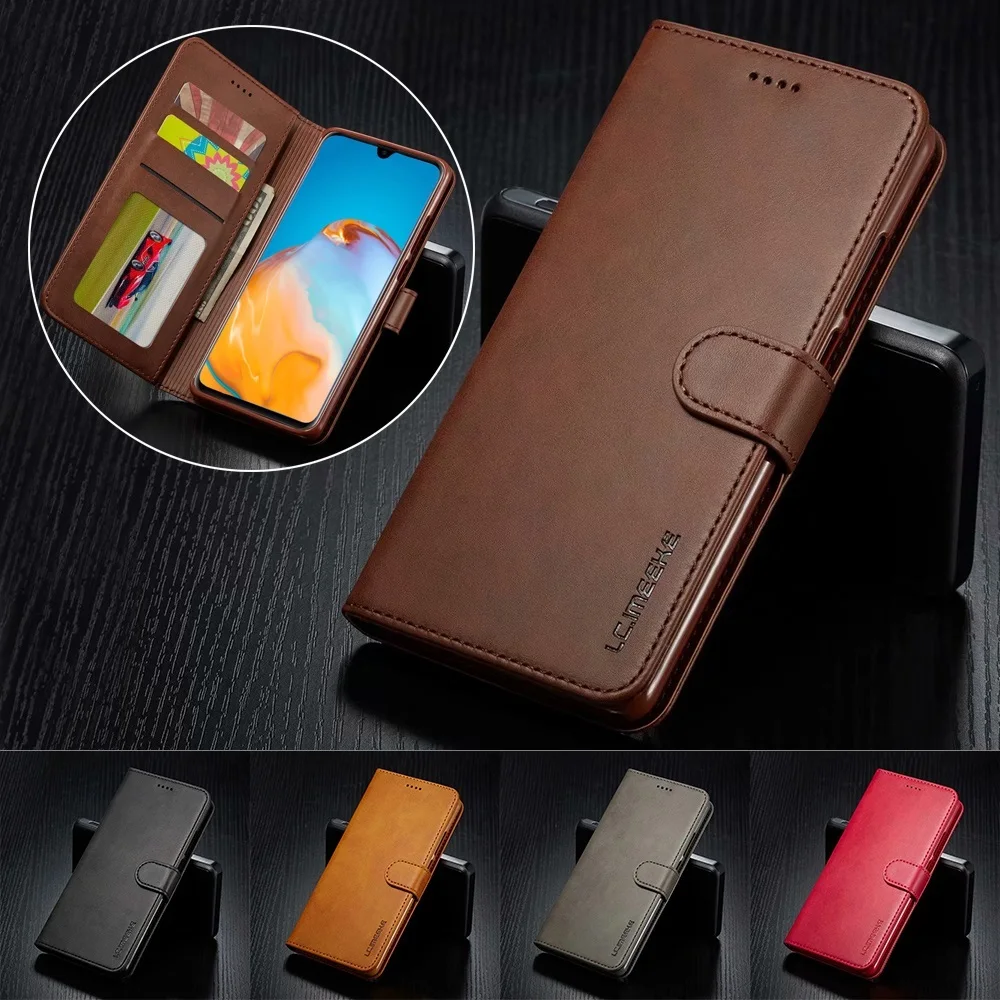 

Luxury Leather Case for HUAWEI P40 P30 P20 Pro Lite P Smart 2019 Wallet Flip Cover Mate 10 20 30 Pro Lite Y5 Y9 with Card Slots