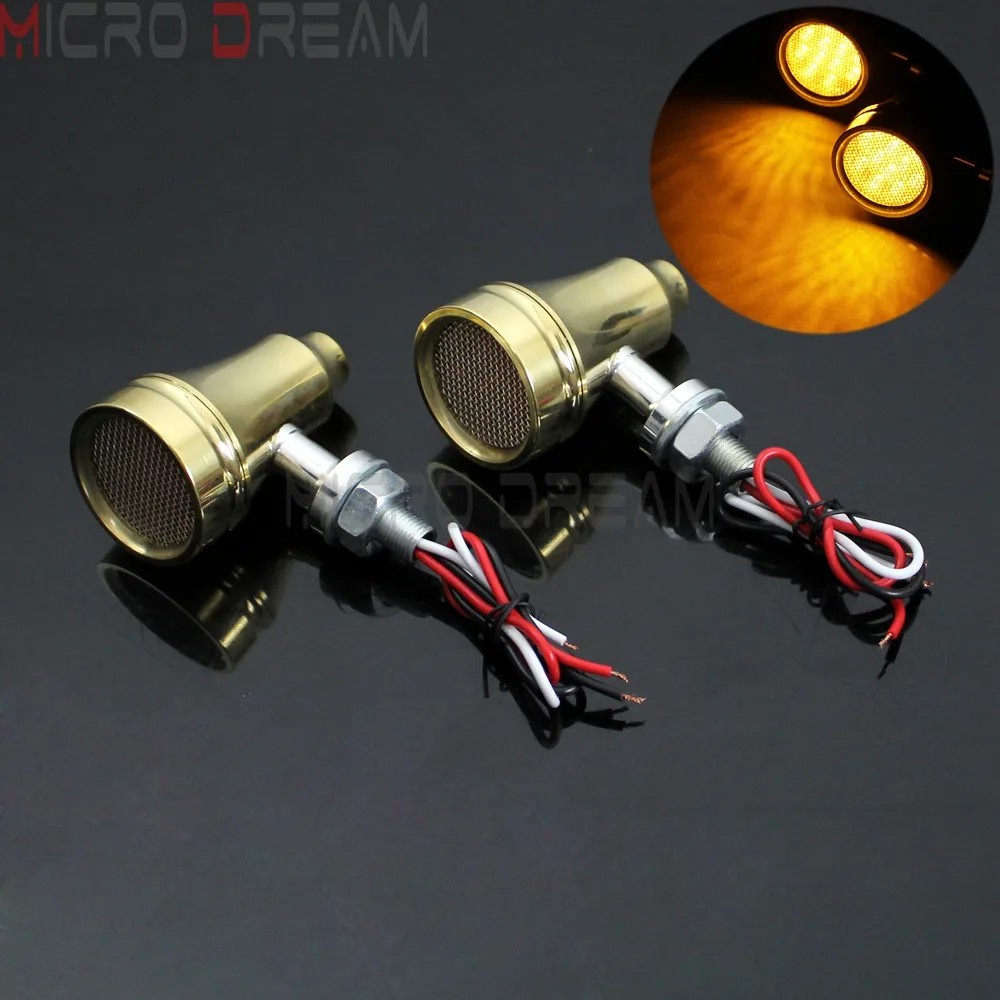 Универсальный мотоциклетный старинный школьный латунный Ретро беспорядок гриль