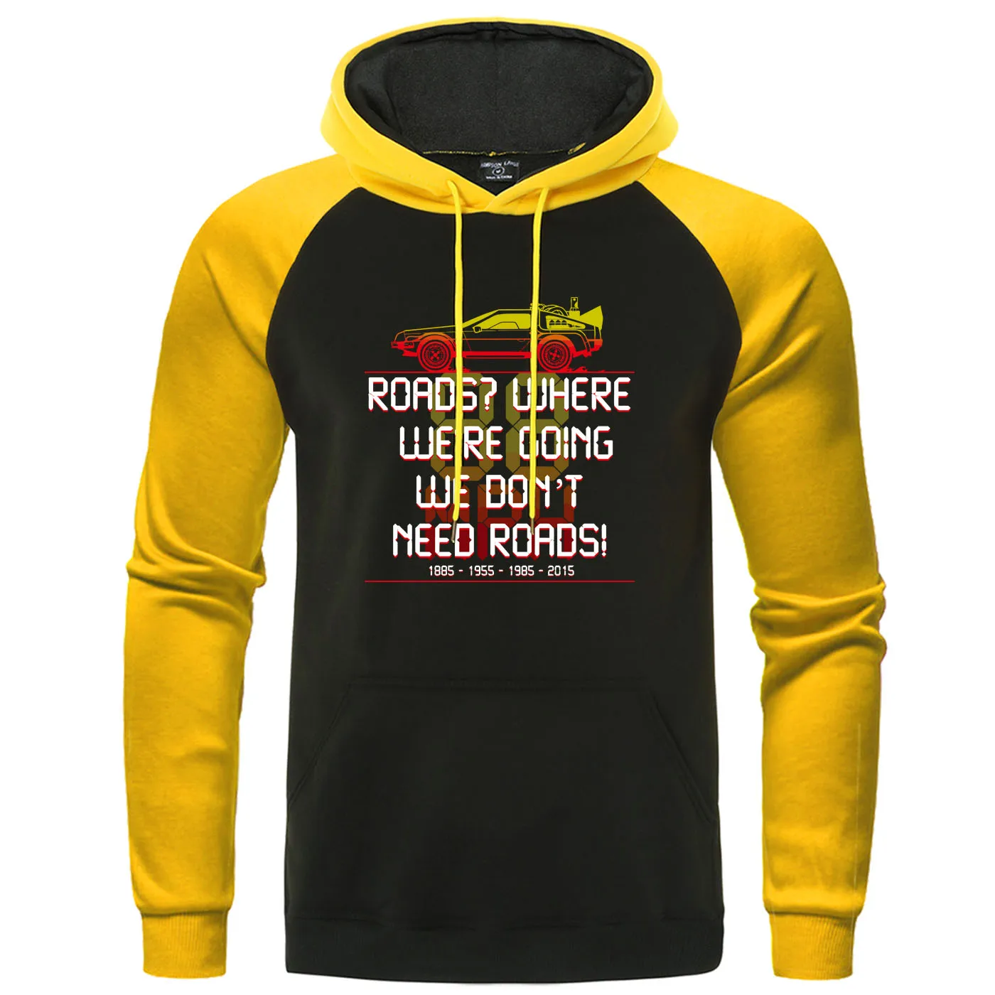 2019 осень зима брендовая одежда Back To The Future мы не нужны дороги толстовки юмор в