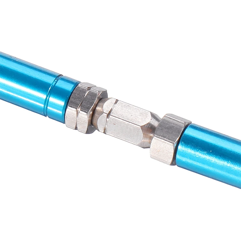 

2PCS Upgraded Metal Adjustable Rear Linkage Rod Red with Metal Upgrade Parts Front Suspension Assembly FG8003,Red