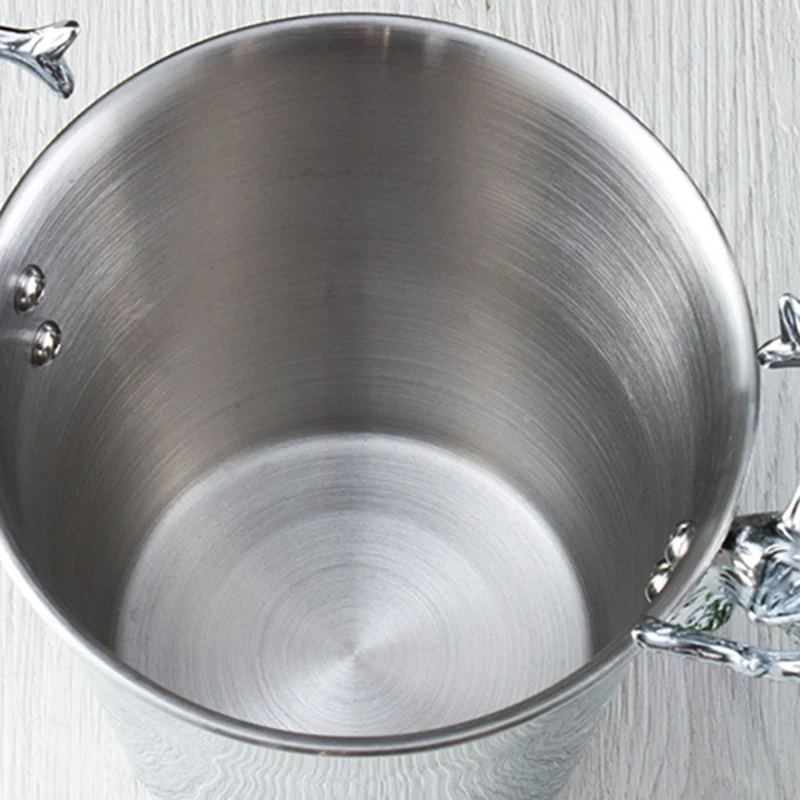 5л голова оленя ведро льда Европейский ретро шампанское из нержавеющей стали