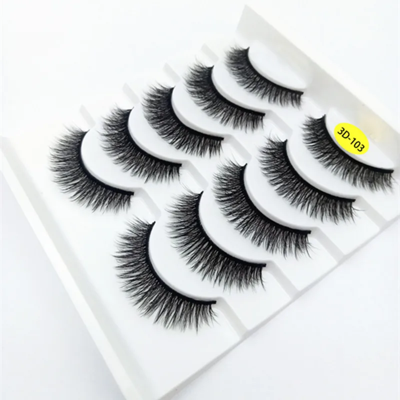 Ресницы Накладные из 2020 натуральной норки 5 пар 100% | Красота и здоровье