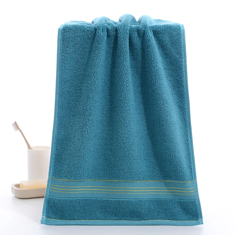 

Pure Cotton Bath Towel Plain Thickened Super Soft And Strong Water-friendly High-quality Adult Beach Towel Bath Towel 70*140cm