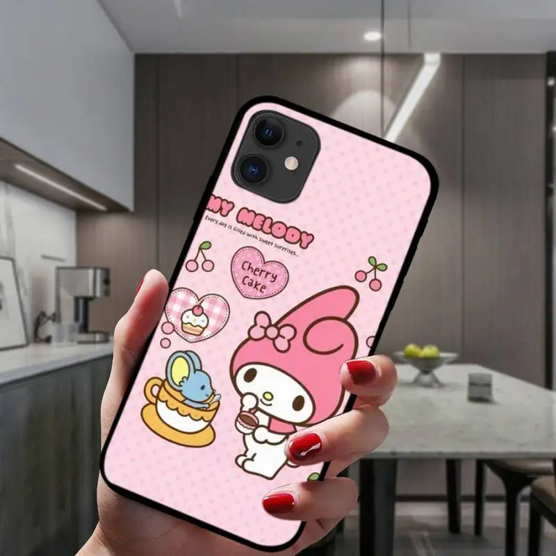 

Cartoon Rabbit Melody Phone Case For IPhone 6 6s 7 8 Plus X Xs Xr Xsmax 11 12 Pro Promax 12mini