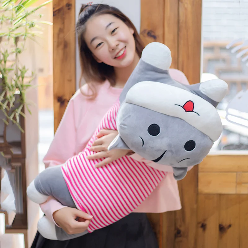 

1PC 70/90CM Soft Bent Shape Cartoon Mouse Long Pillow Cushion Cute Hamster Plush Toy Lovely Kids Birthday Gift Sofa Pillow