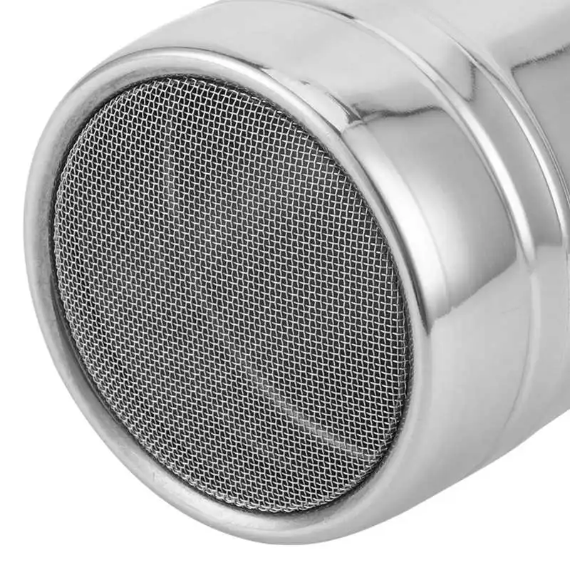 Баночка для специй из нержавеющей стали мелкая сетка шейкер порошка сито