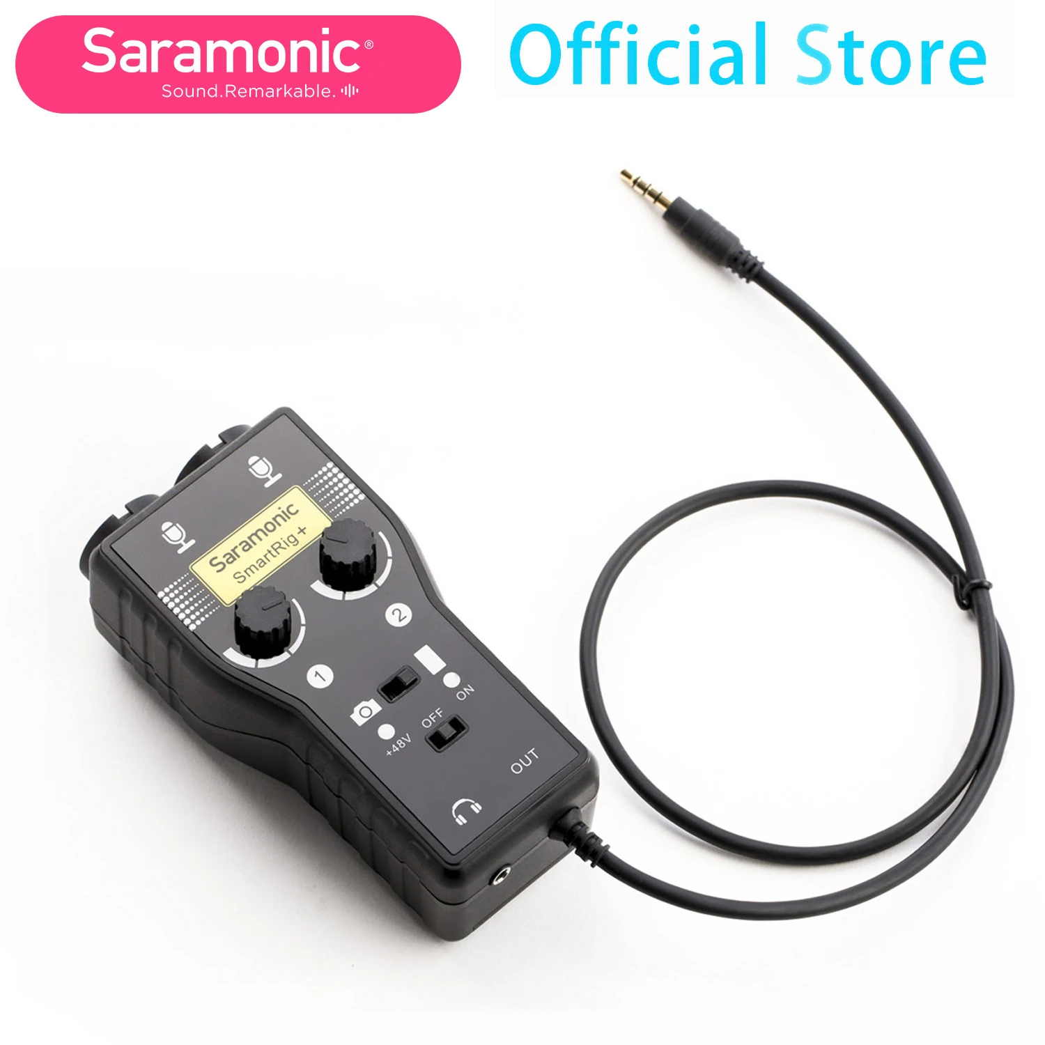 Saramonic SmartRig + 2 канала Mic и гитары Интерфейс предусилитель аудио адаптер смеситель