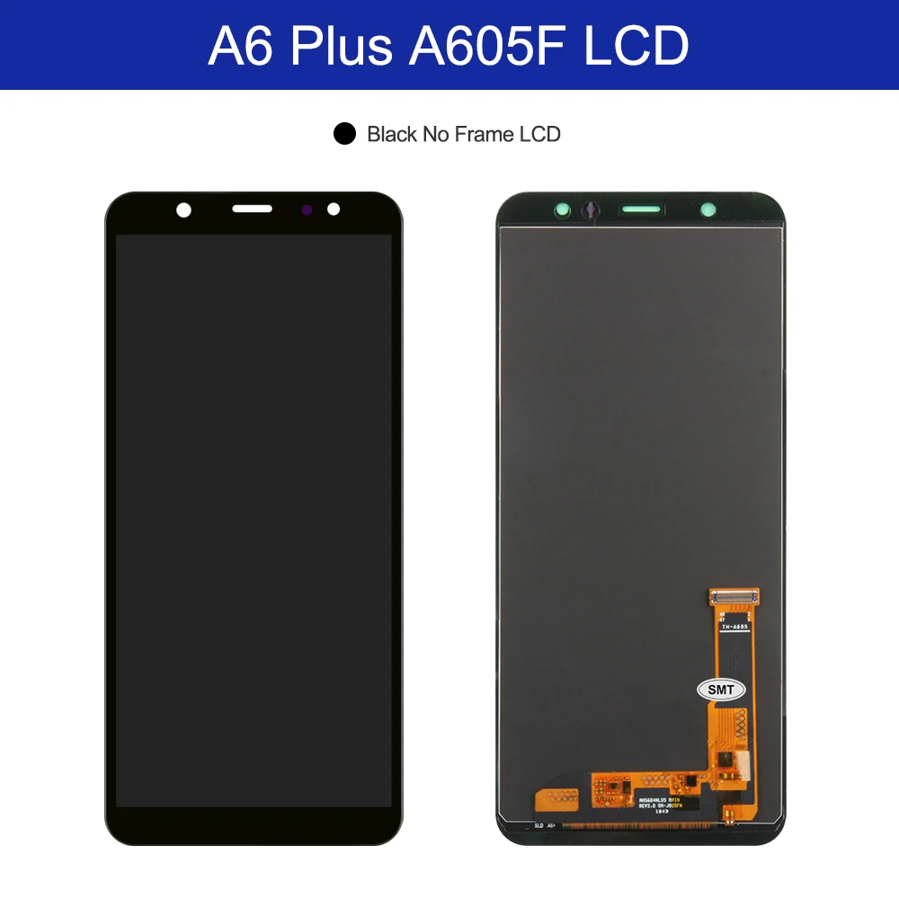 ЖК дисплей 6 0 ''для Samsung Galaxy A6 Plus 2018 + A605 сенсорный экран с дигитайзером в сборе