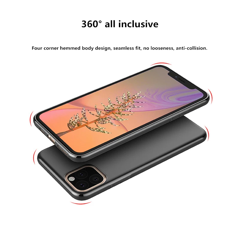 Встроенный Магнитный чехол для телефона iPhone XR XS Max 8 7 6S Plus Мягкий ТПУ 11 Pro задняя