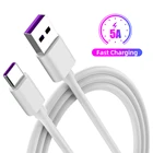 5A Кабель с разъемом usb-c Type C кабель 0,5 м1 м2 м3 м кабель для быстродействующего зарядного устройства для напольных покрытий из ПВХ Чистый медный Быстрый зарядный кабель для передачи данных для Huawei P20 P30 Samsung